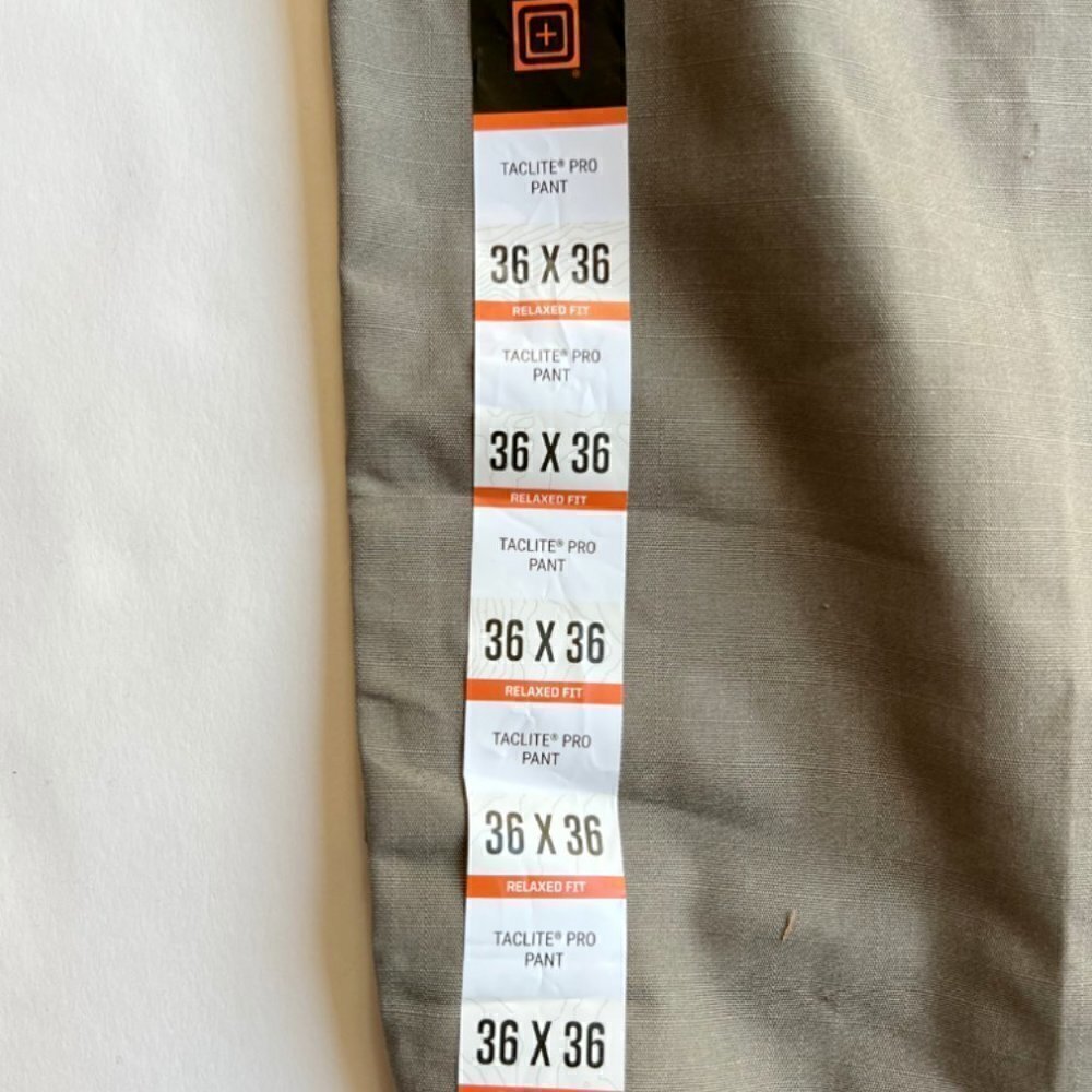 NEW 5.11 Tactical Pro Pant Cargo Uniform Military Pants 36x36 Stone - Picture 4 of 4